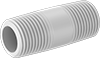 High-Temperature PTFE Pipe Nipples and Pipe for Harsh Chemicals