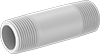 High-Temperature PTFE Pipe Nipples and Pipe for Harsh Chemicals