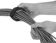 Image of ProductInUse. Front orientation. Cable Bundling Tools. Easy-Install Cable Bundling Tools.
