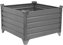 Image of Product. Front orientation. Bulk Containers. Bulk Containers, Style D.