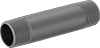 Standard-Wall Galvanized Iron and Steel Threaded Pipe Nipples and Pipe