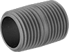 Standard-Wall Galvanized Iron and Steel Threaded Pipe Nipples and Pipe