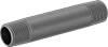 Standard-Wall Galvanized Iron and Steel Threaded Pipe Nipples and Pipe