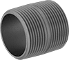 Standard-Wall Galvanized Iron and Steel Threaded Pipe Nipples and Pipe