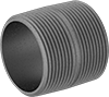 Standard-Wall Galvanized Iron and Steel Threaded Pipe Nipples and Pipe