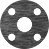Water-Resistant Aramid-Reinforced SBR Pipe Gaskets with Bolt Holes for Uneven Surfaces