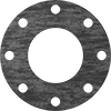 Water-Resistant Aramid-Reinforced SBR Pipe Gaskets with Bolt Holes for Uneven Surfaces