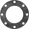 Water-Resistant Aramid-Reinforced SBR Pipe Gaskets with Bolt Holes for Uneven Surfaces