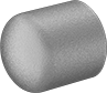 Image of Product. Butt Weld. Front orientation. Pipe and Fittings. Medium-Pressure Stainless Steel Butt-Weld Pipe Fittings, Caps, Butt Weld.