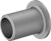 Image of Product. Straight Adapter. Front orientation. Pipe Stub Ends. High-Pressure Stainless Steel Unthreaded Pipe Flanges.