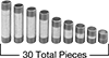 Standard-Wall Galvanized Iron and Steel Threaded Pipe Nipples and Pipe Assortments