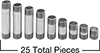 Standard-Wall Galvanized Iron and Steel Threaded Pipe Nipples and Pipe Assortments
