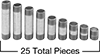 Standard-Wall Galvanized Iron and Steel Threaded Pipe Nipples and Pipe Assortments