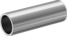 Image of Product. Male. Front orientation. Pipe and Fittings. Thin-Wall Aluminum Unthreaded Pipe Nipples and Pipe, Pipe—Unthreaded, Butt Weld/Socket Connect/Weld Socket Male.
