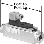 Image of Product. Front orientation. Contains Annotated. Flow Switches. High-Pressure Flow Switches for Oil.