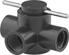 Easy-Clean Threaded Diverting Valves for Chemicals