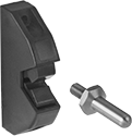 Image of Product. Replacement Door Latch Assemblies. Front orientation. Machine Guard Latches. Quick-Access Machine Guards, Hinged Door.