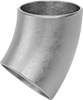 Low-Pressure Stainless Steel Butt-Weld Pipe Fittings