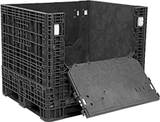 Image of Product. Front orientation. Bulk Containers. Collapsible Bulk Containers, Polyethylene.
