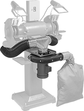 Image of Product. Front orientation. Dust Collectors. Dust Collectors for Pedestal Grinders.