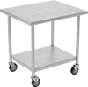 Stainless Steel Tables with Shelves