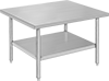 Low-Profile Stainless Steel Tables