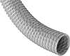 Extreme-Temperature Flexible Duct Hose with Wear Strip for Fumes