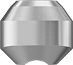 Image of Product. Front orientation. Pipe and Fittings. High-Pressure Stainless Steel Butt-Weld Pipe Fittings, Tee Outlets, Butt Weld × Butt Weld.