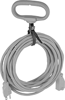 Image of ProductInUse. Front orientation. Strap Handles. Reusable Cable Ties with Rotating Handle.