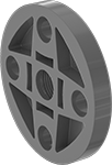 Image of Product. Flat Surface on Back. Back orientation. Pipe and Fittings. CPVC Pipe Flanges for Chemicals, Flanges, Flanged Fitting Connection, Threaded Fitting Connection, Female, Flat Surface.