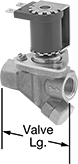 Image of Product. Front orientation. Contains Annotated. Solenoid On/Off Valves. Solenoid On/Off Valves with Easy-Access Strainer for Detergent.