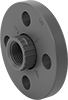 Thick-Wall Plastic Pipe Flanges for Water