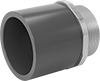 Thick-Wall Plastic Pipe Fittings for Water