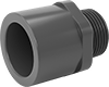 Thick-Wall Plastic Pipe Fittings for Water