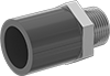 Thick-Wall Plastic Pipe Fittings for Water