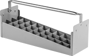 Image of Product. Front orientation. Pipe Nipple Tote Trays.