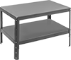 Low-Profile Adjustable-Height Steel Tables