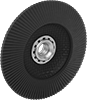 Arbor-Mount Flap Sanding Discs for Masonry, Ceramics, and Composites