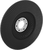Arbor-Mount Flap Sanding Discs for Masonry, Ceramics, and Composites