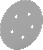 Hook and Loop Vacuum Sanding Discs for Soft Metals, Plastic, and Rubber