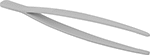 Image of Specification. Standard Round Tips. Front orientation. Tweezers. Plastic Tweezers Sets.