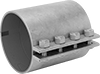 Low-Pressure Galvanized Iron and Steel Clamp-On Pipe Fittings