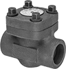 Socket-Connect Check Valves for Oil and Fuel