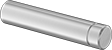Image of Product. Front orientation. Made-to-Order Pins. Made-to-Order Pins, Plain × Retaining Ring Groove.