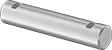 Image of Product. Front orientation. Made-to-Order Pins. Made-to-Order Pins, Set Screw Flat × Set Screw Flat.