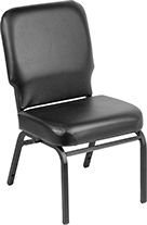 Image of Product. Style C. Front orientation. Chairs. Stackable Chairs, Without Armrest, Style C.