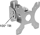 Image of Product. Style C. Front orientation. Contains Annotated. Monitor Mounts. Wall Monitor Mounts, Style C.