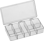Image of Product. Front orientation. Organizer Boxes. Compartmented Organizer Boxes, Style G.