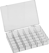 Image of Product. Front orientation. Organizer Boxes. Compartmented Organizer Boxes, Style N.