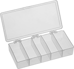 Image of Product. Front orientation. Organizer Boxes. Compartmented Organizer Boxes, Style D.